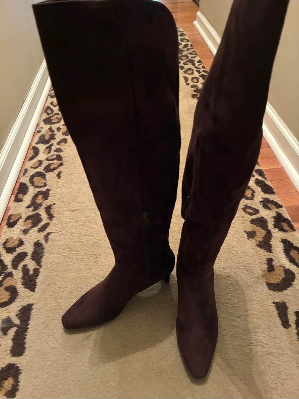 Worthington Over-the-Knee Suede Boots in brown
